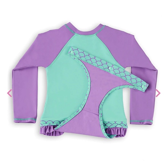 Mer Girl Baby and Toddler Magnetic One-Piece - Picture 6 of 7